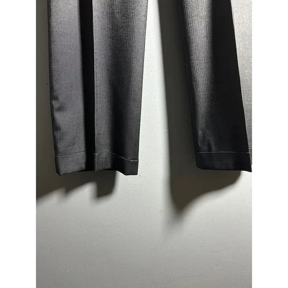 Tahari Arthur S. Levine Womens Gray 1 Button Blazer Pant Suit Set Size 10 - Picture 13 of 14